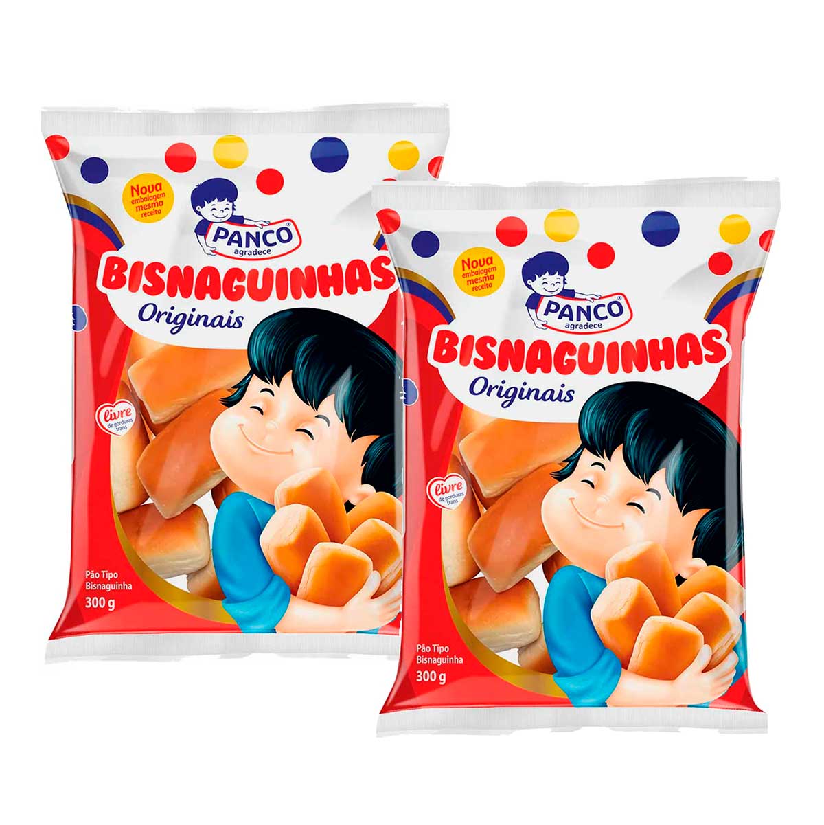 Bisnaguinha Panco 300g 2 Unidades