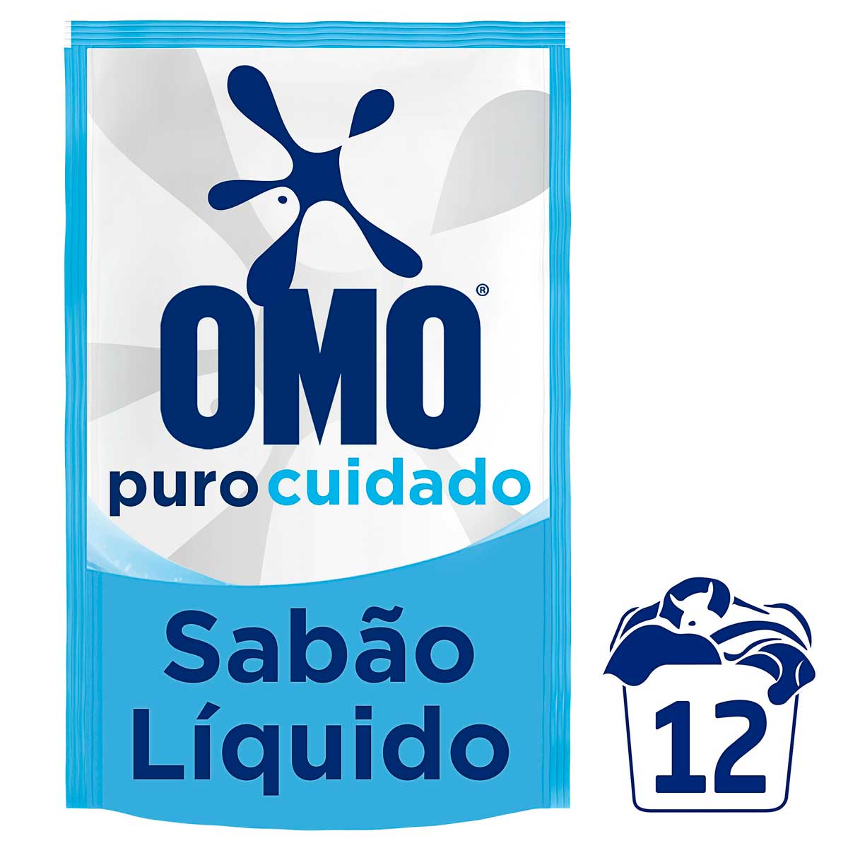 Sabão Líquido Refil OMO Puro Cuidado 900 ml