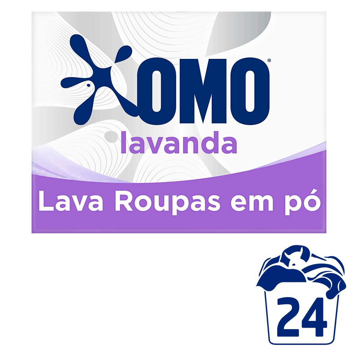 Lava-Roupas Pó Lavanda Caixa Omo 1,6 Kg