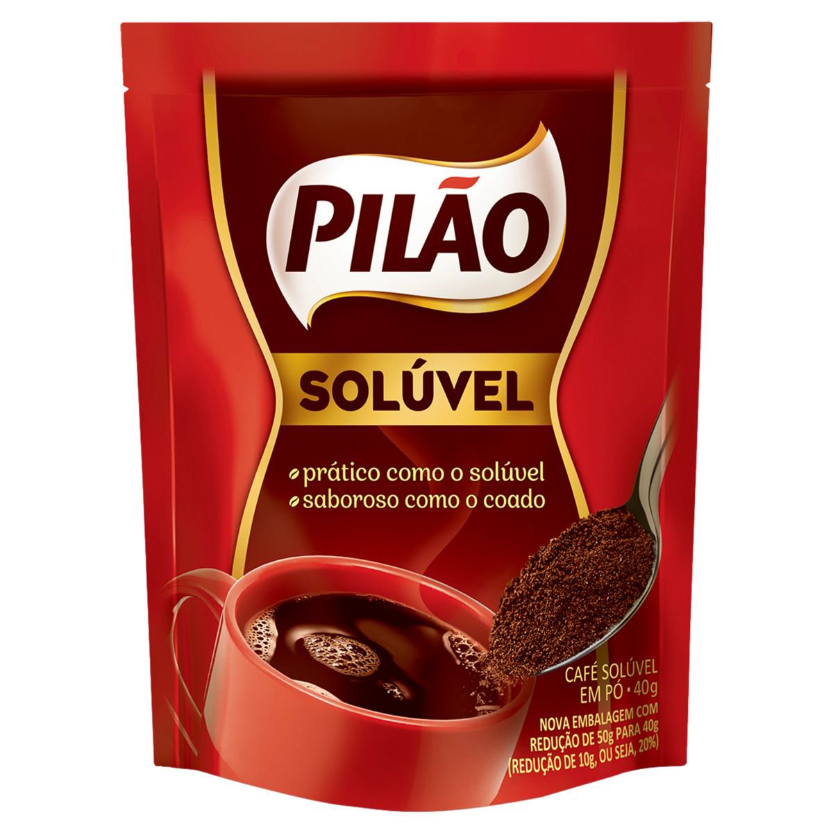 Café Solúvel em Pó Pilão 40g