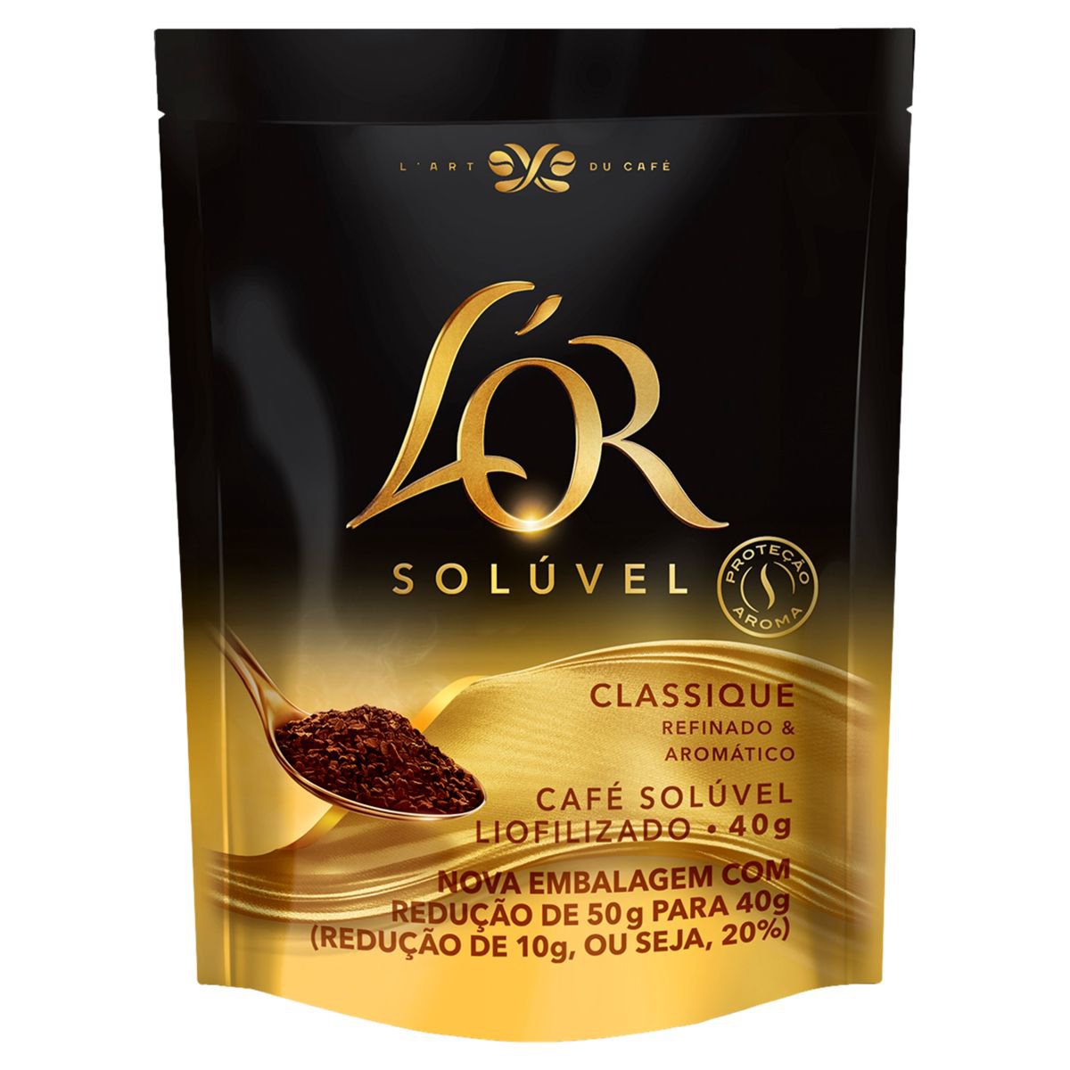 Café Solúvel Liofilizado Classique L'or 40g