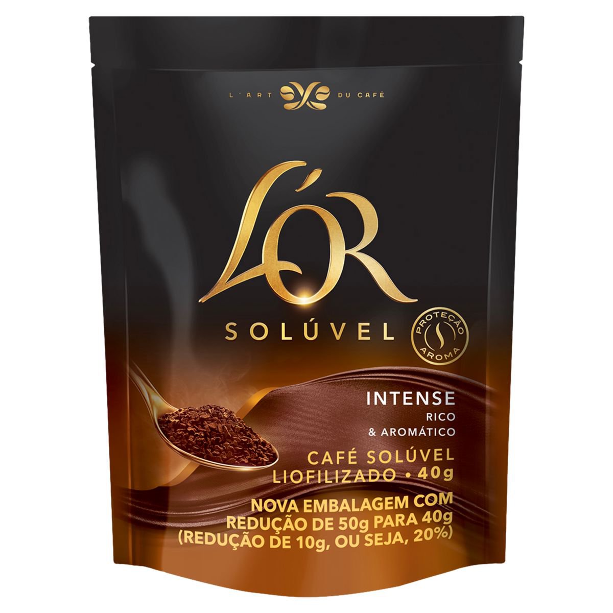 Café Solúvel Liofilizado Intense L'Or 40g
