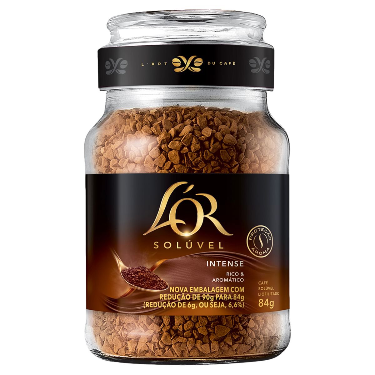 Café Solúvel Liofilizado Intense L'Or 84g