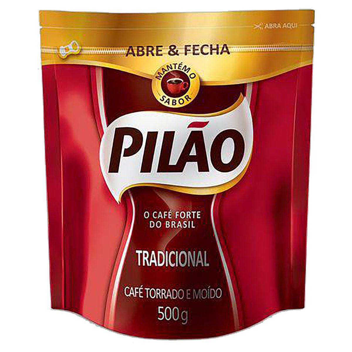 Café Torrado e Moído Pilão Tradicional Abre E Fecha 500 g