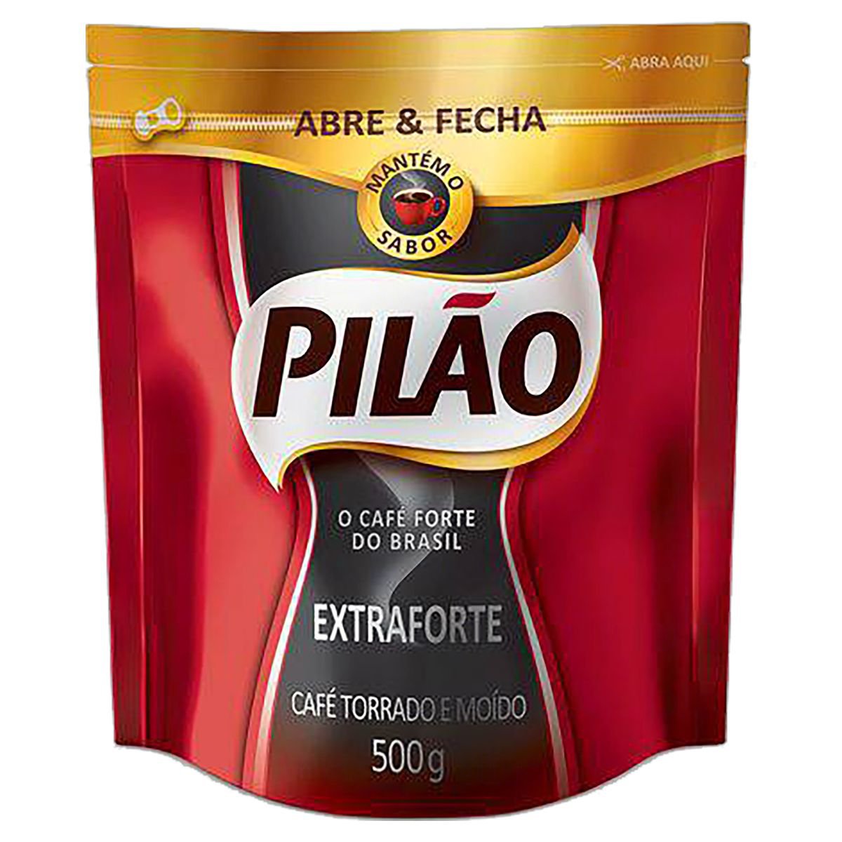 Café Torrado e Moído Extraforte Pilão Pouch 500 g