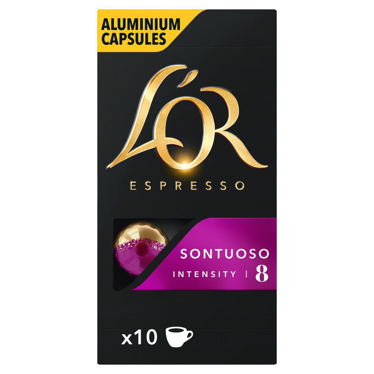 Café em Cápsula Espresso Sontuoso L'or 52g 10 Unidades
