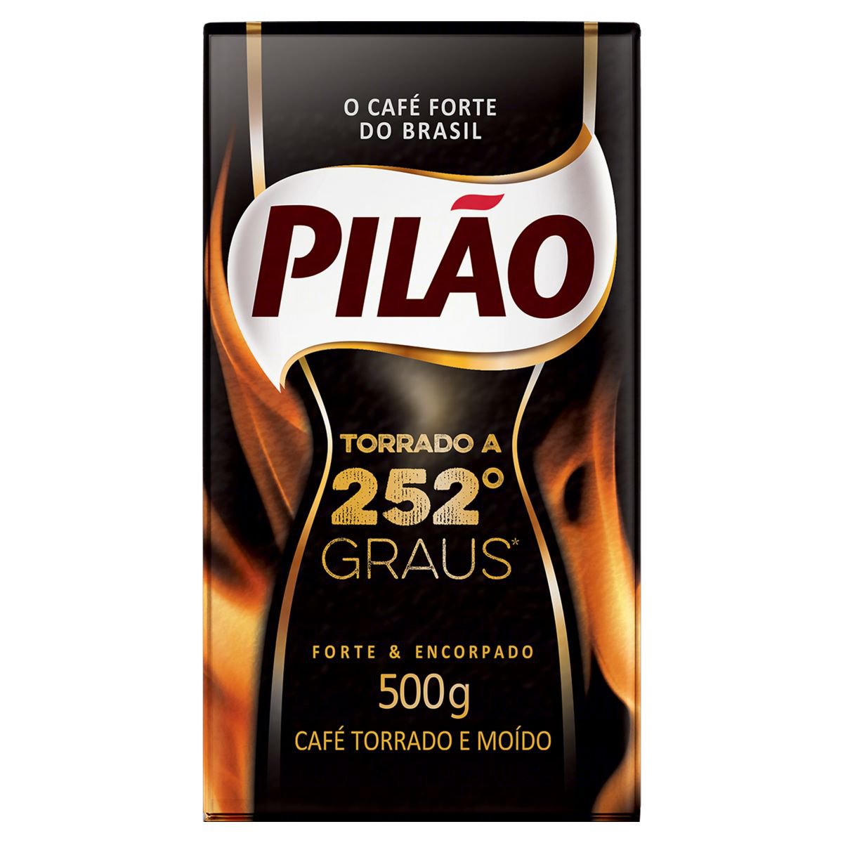 Café Torrado e Moído Pilão 252° Graus Vácuo 500g