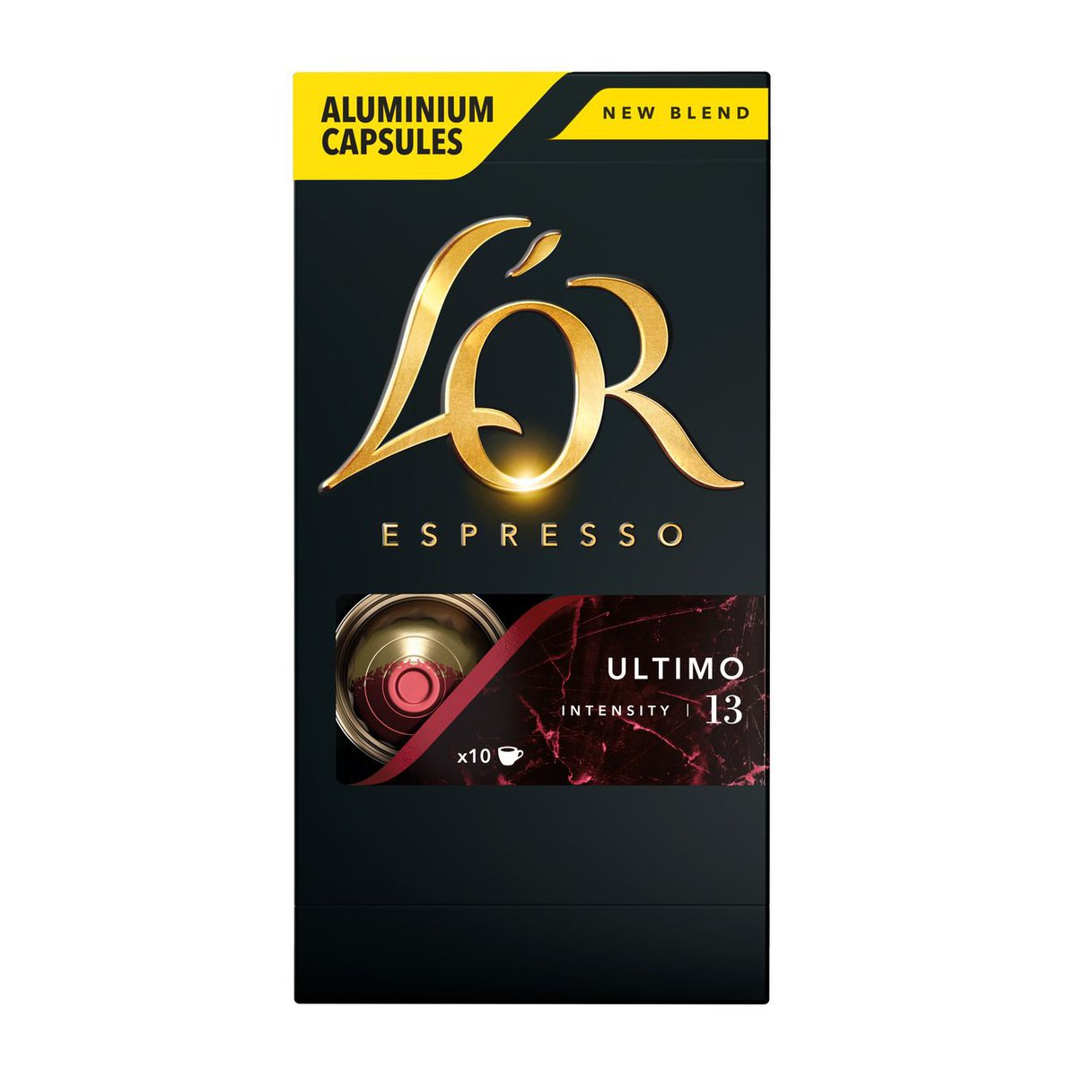 Café em Cápsula Torrado e Moído Espresso Ultimo L'or 52g 10 Unidades