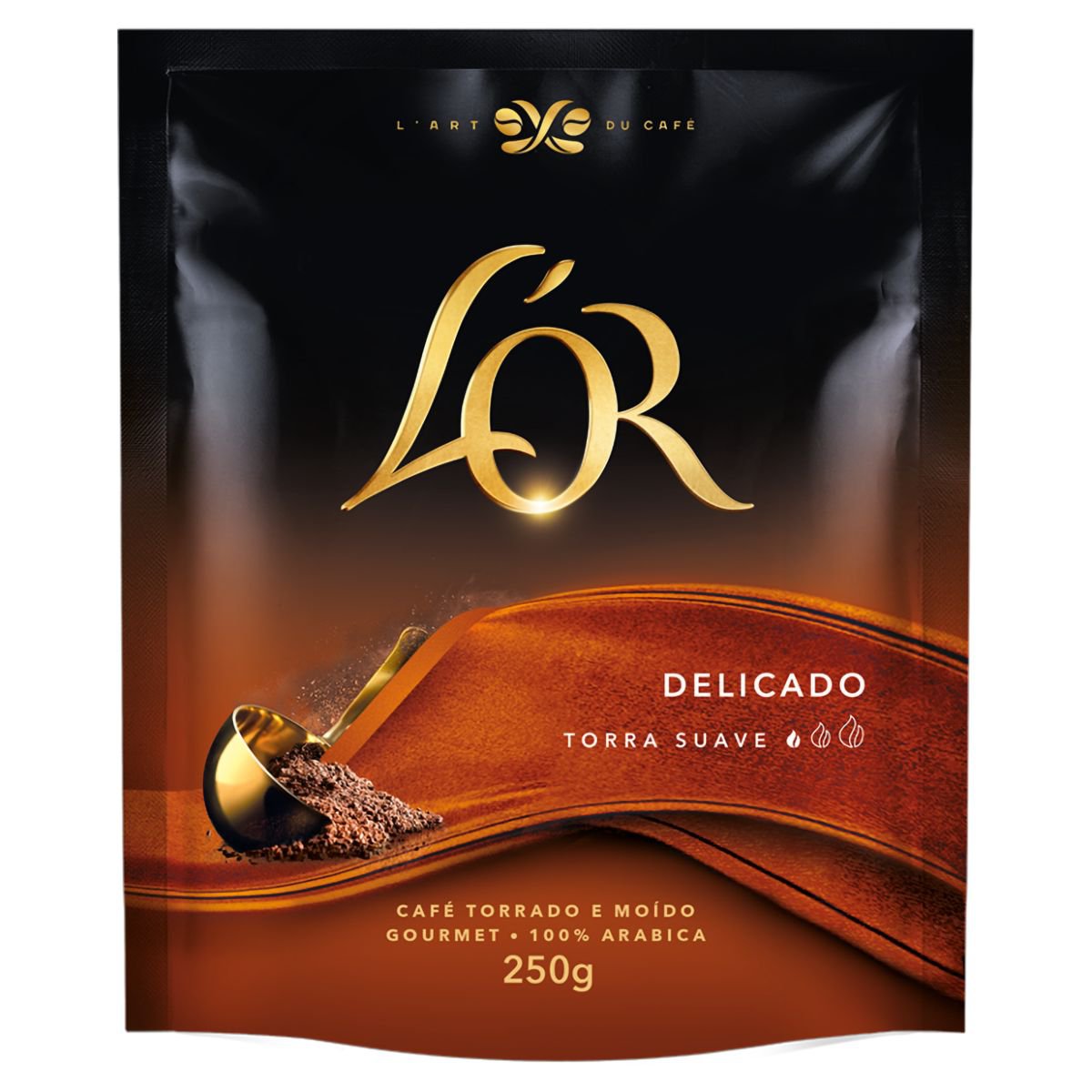 Café Torrado e Moído Delicado L'or Torras Gourmet Sachê 250g