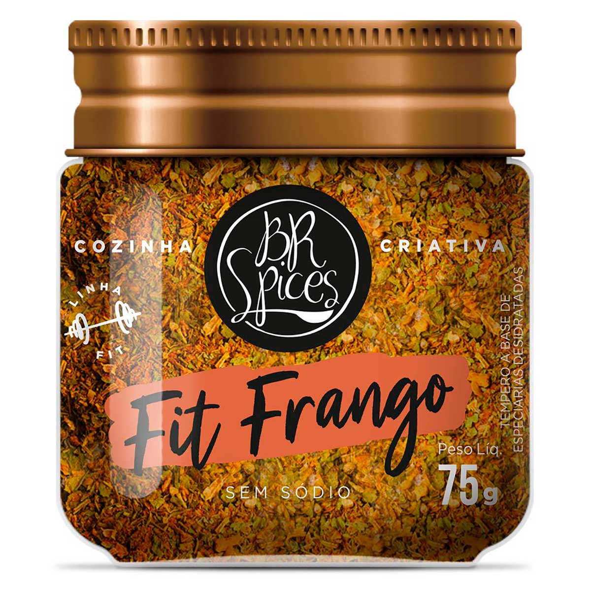 Tempero para Frango Zero Sódio BR Spices Fit 75g