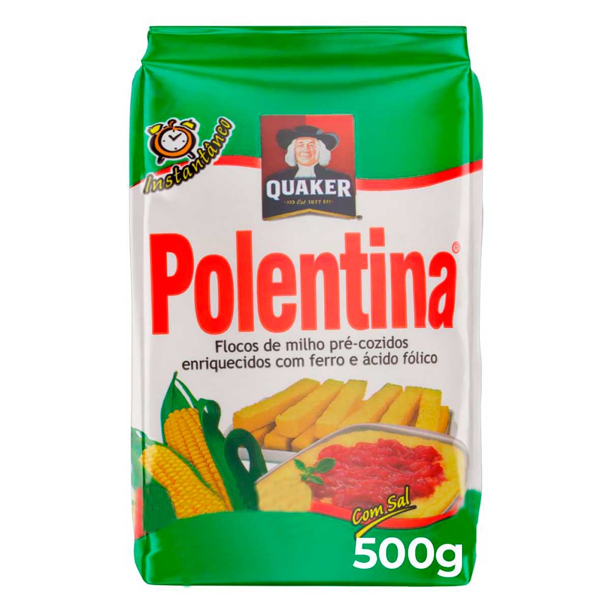 Flocos de Milho Pré-Cozido Quaker Polentina 500g