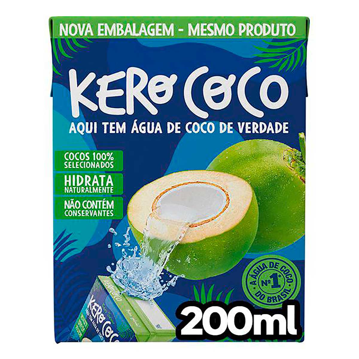 Água De Coco Kero Coco Caixa 200Ml