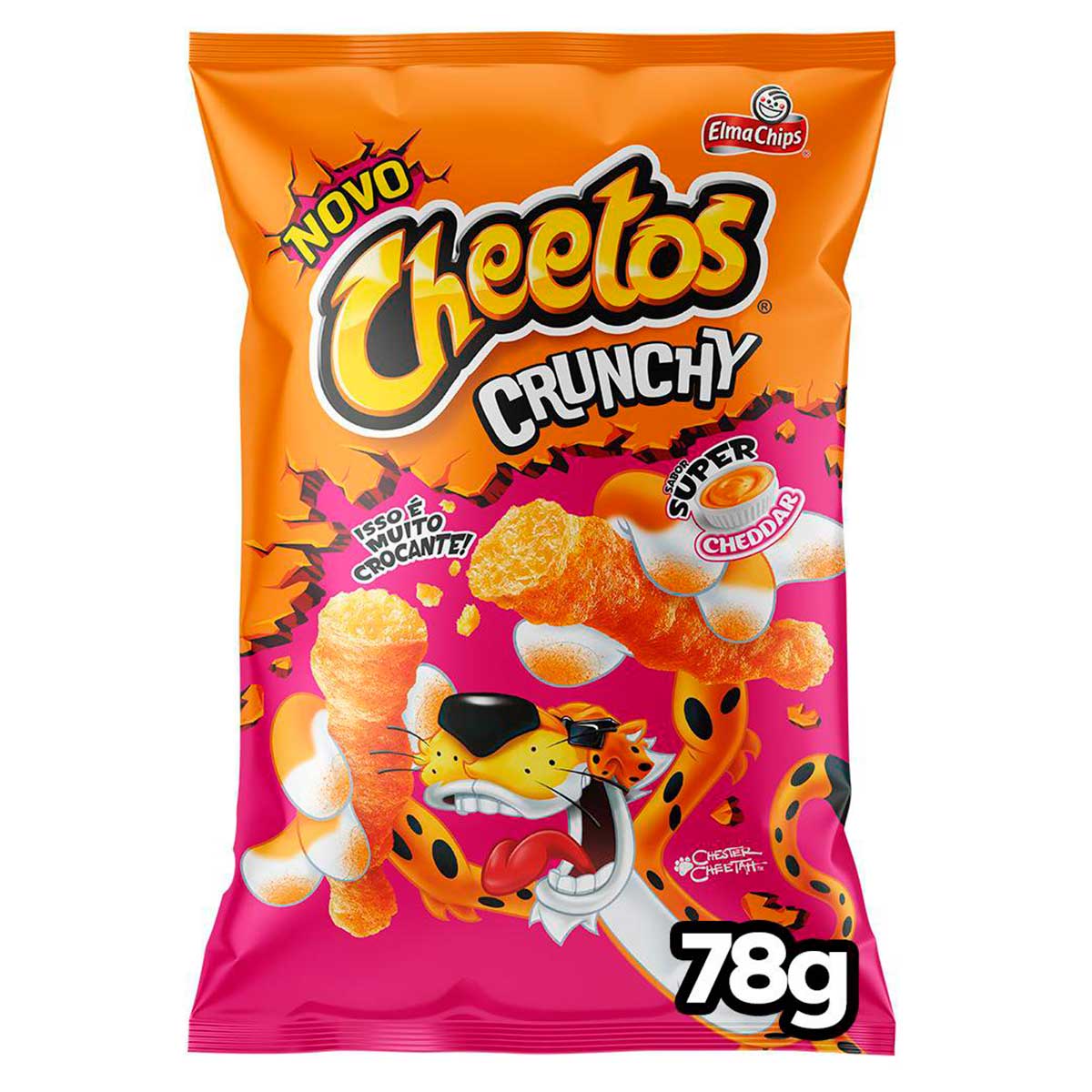Salgadinho Cheetos Crunchy Super Cheddar 78g