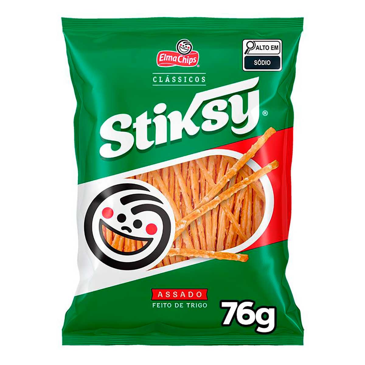 Palitinho Salgado Elma Chips Stiksy 76g