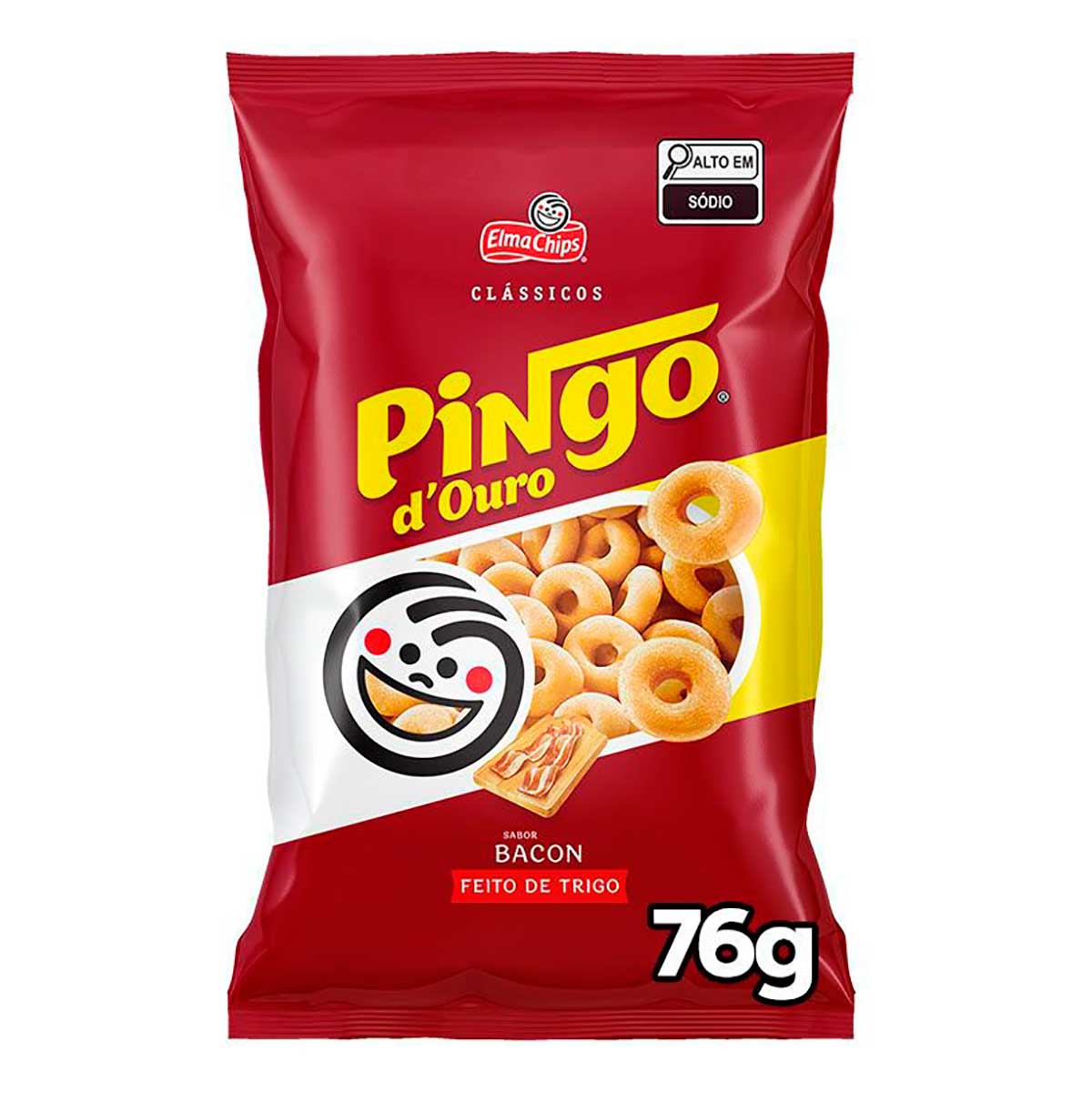 Salgadinho Bacon Elma Chips Pingo Douro 76g