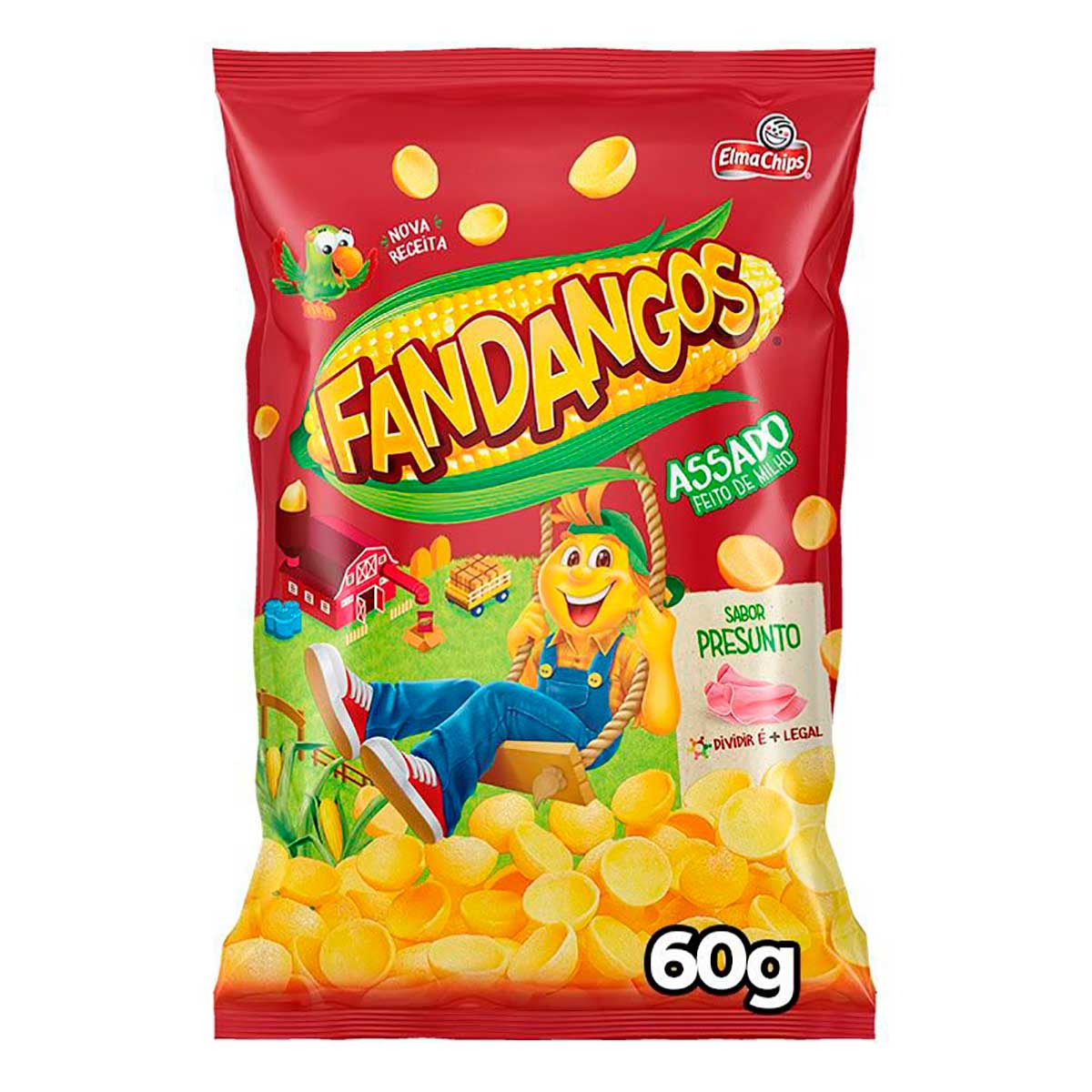 Salgadinho Presunto Elma Chips Fandangos 60g