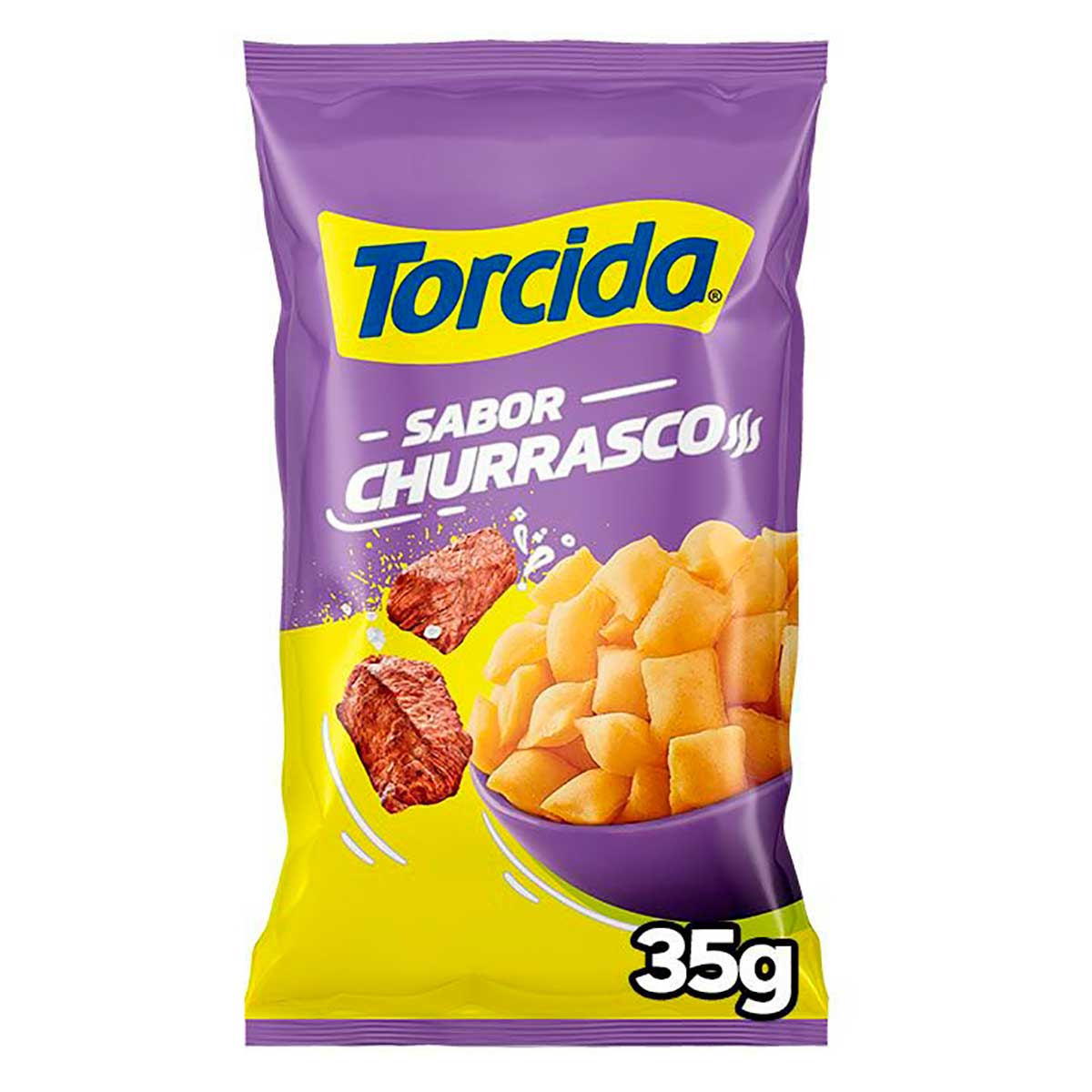 Salgadinho Churrasco Torcida 35g