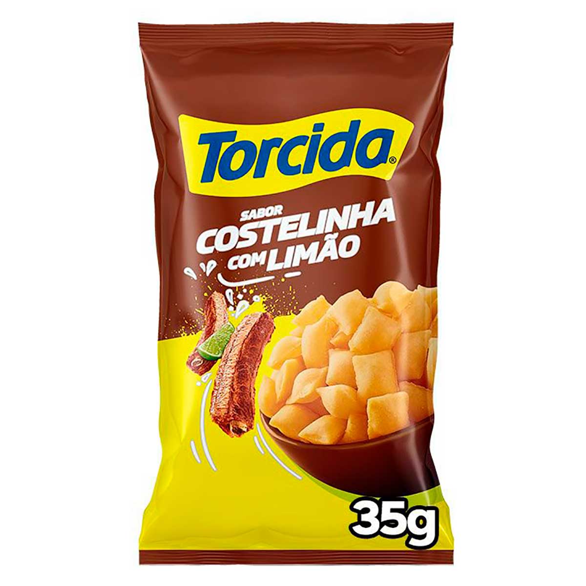Salgadinho Costelinha Com Limão Torcida 35g