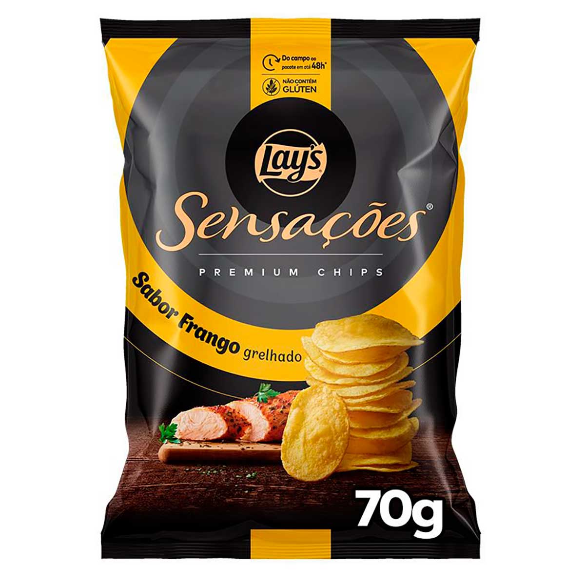 Batata Frita Lisa Frango Grelhado Sensações 70g