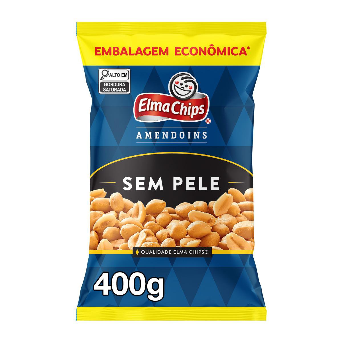 Amendoim Sem Pele Elma Chips 400g