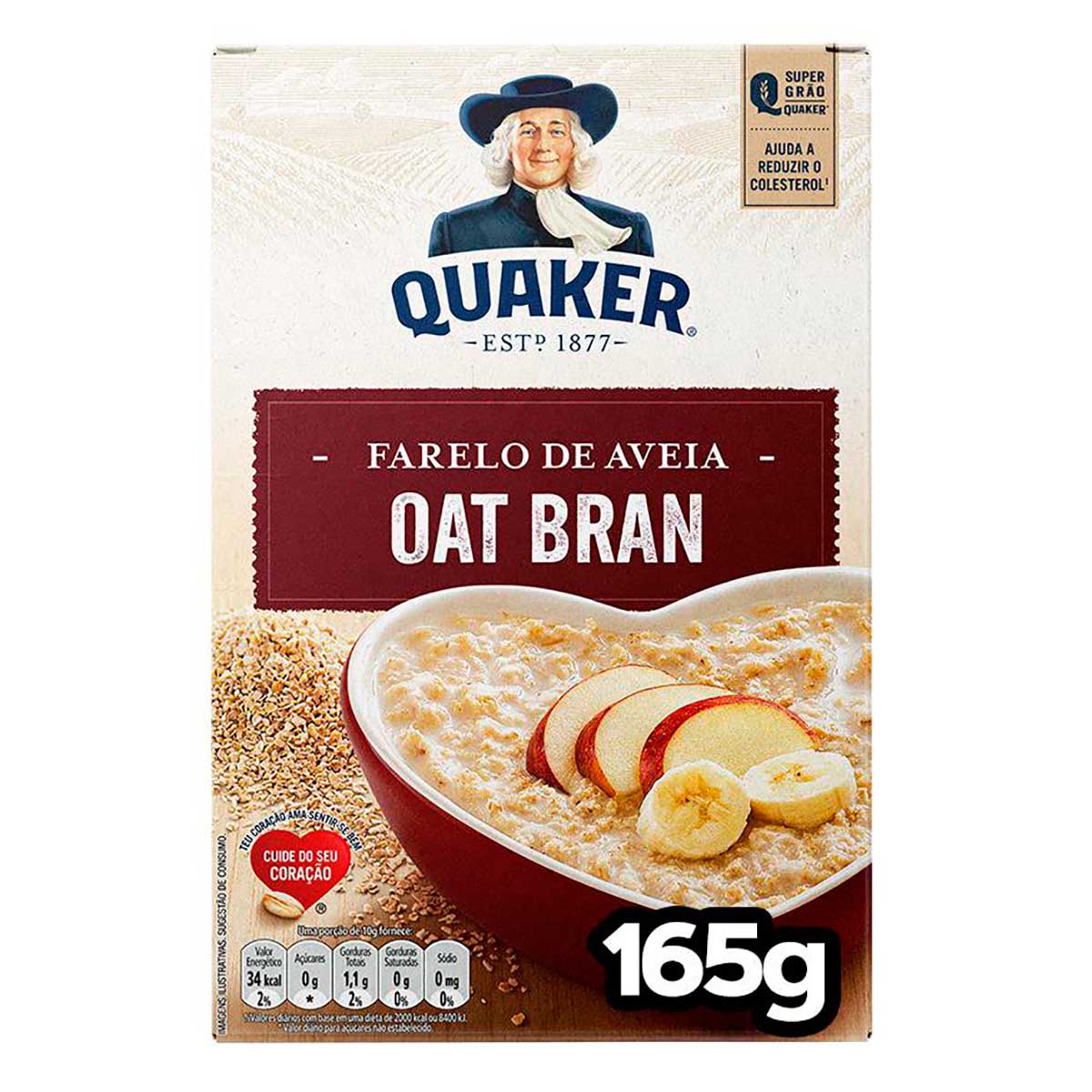 Farelo de Aveia Quaker Caixa 165g