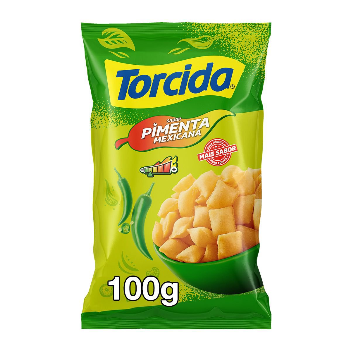 Salgadinho de Trigo Pimenta Mexicana Torcida 100g