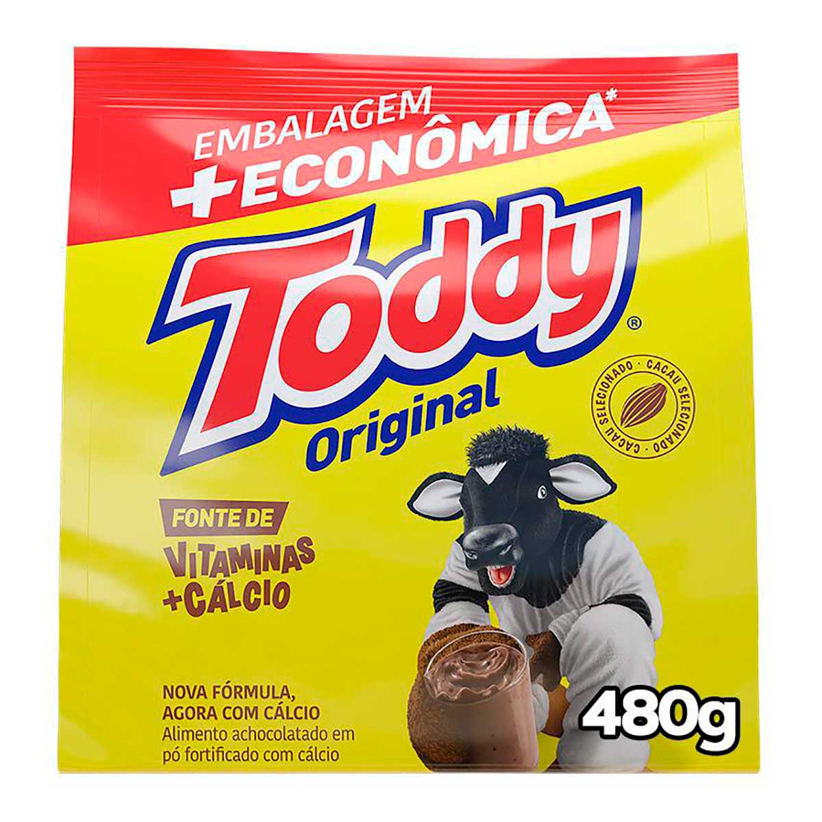 Achocolatado em Pó Original Toddy 480g + Econômica