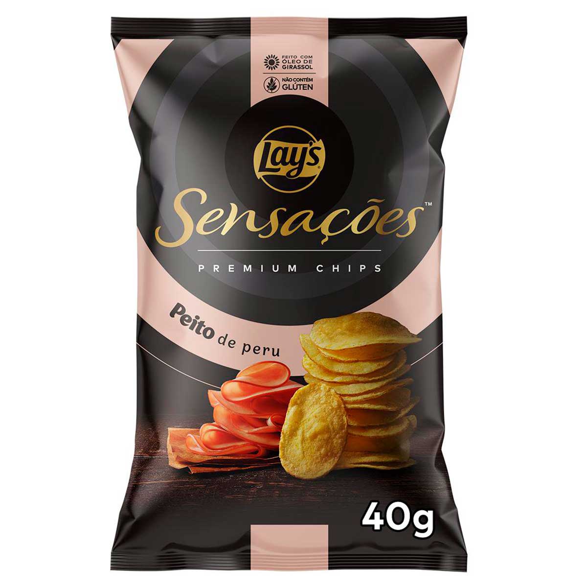 Batata Frita Lisa Sensações Sabor Peito de Peru 40g