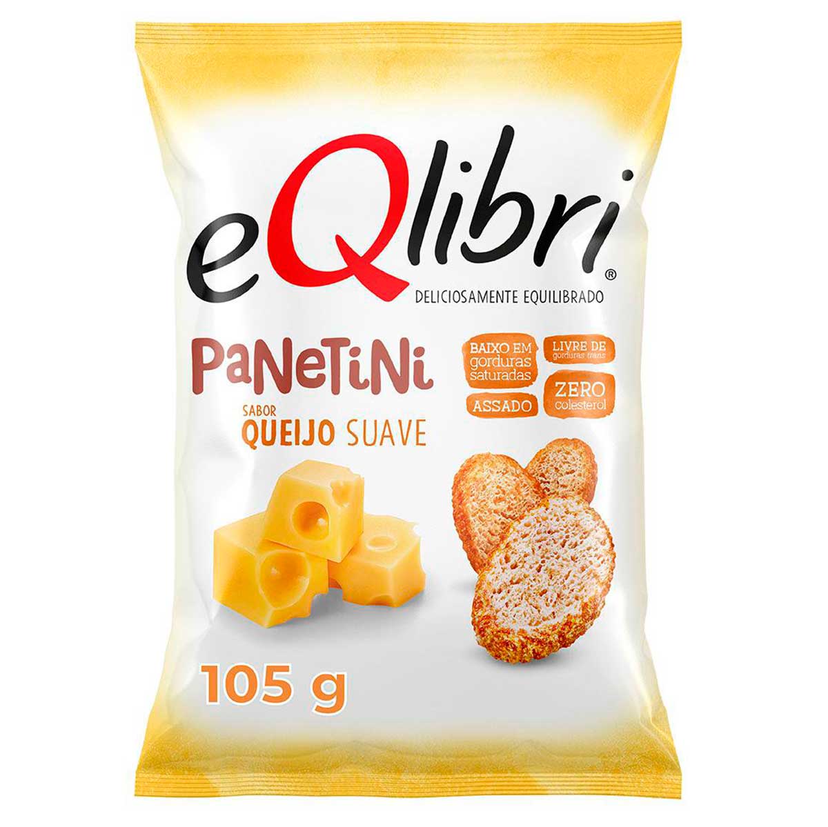 Snack Queijo Suave Eqlibri Panetini 105g