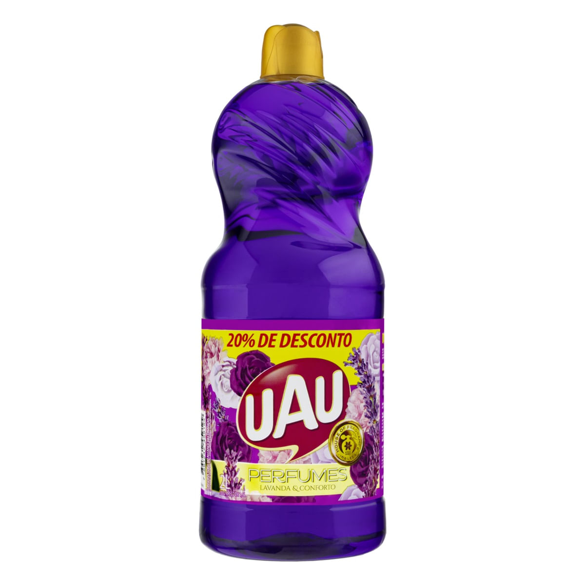 Limpador Perfumado Lavanda & Conforto Uau Perfumes 2L Grátis 20% de Desconto