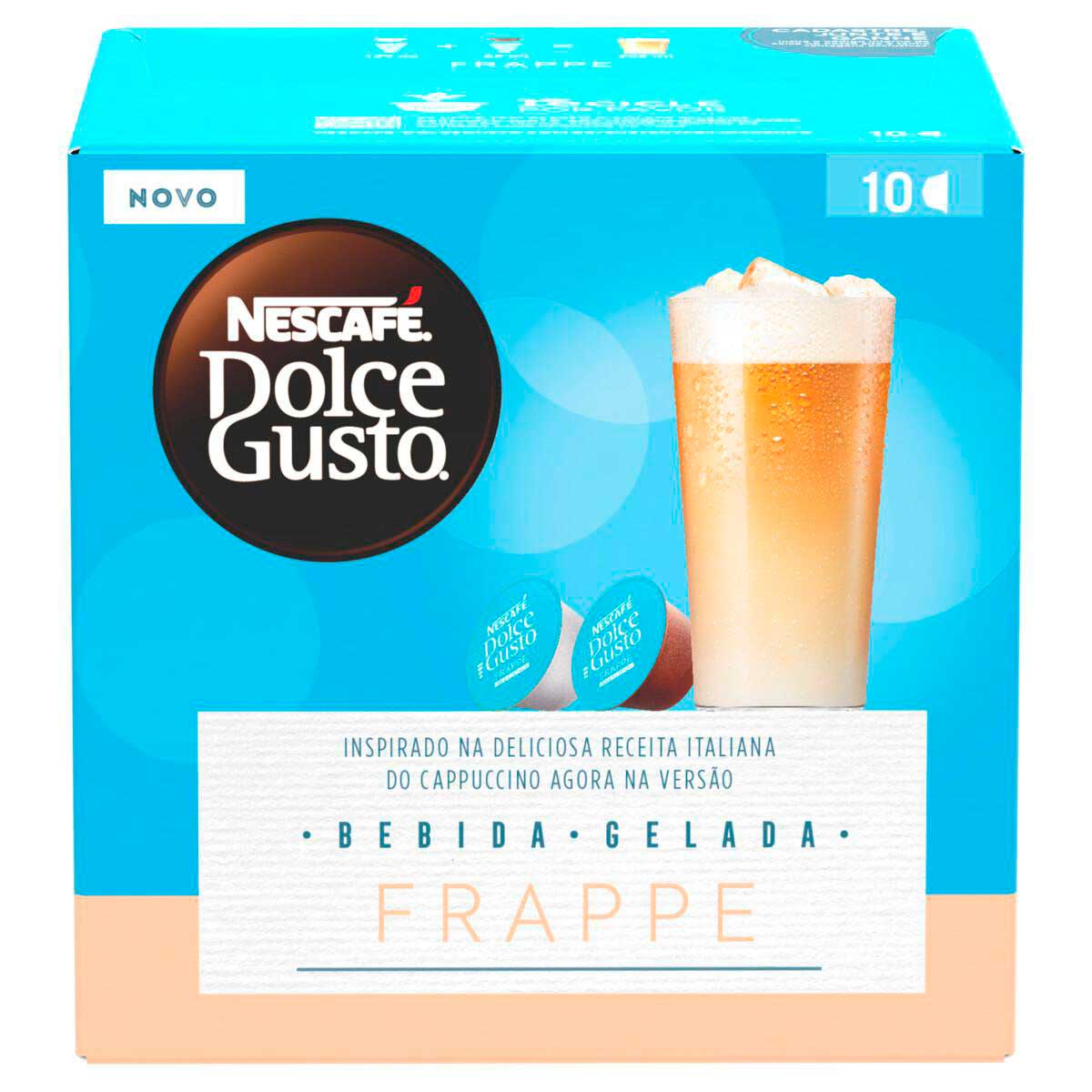 Café em Cápsula NESCAFÉ DOLCEGUSTO Frappe 10 Cápsulas 135g