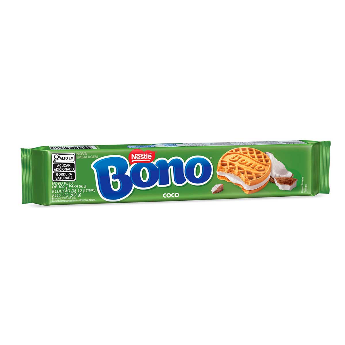 Biscoito Recheado BONO Coco 90g