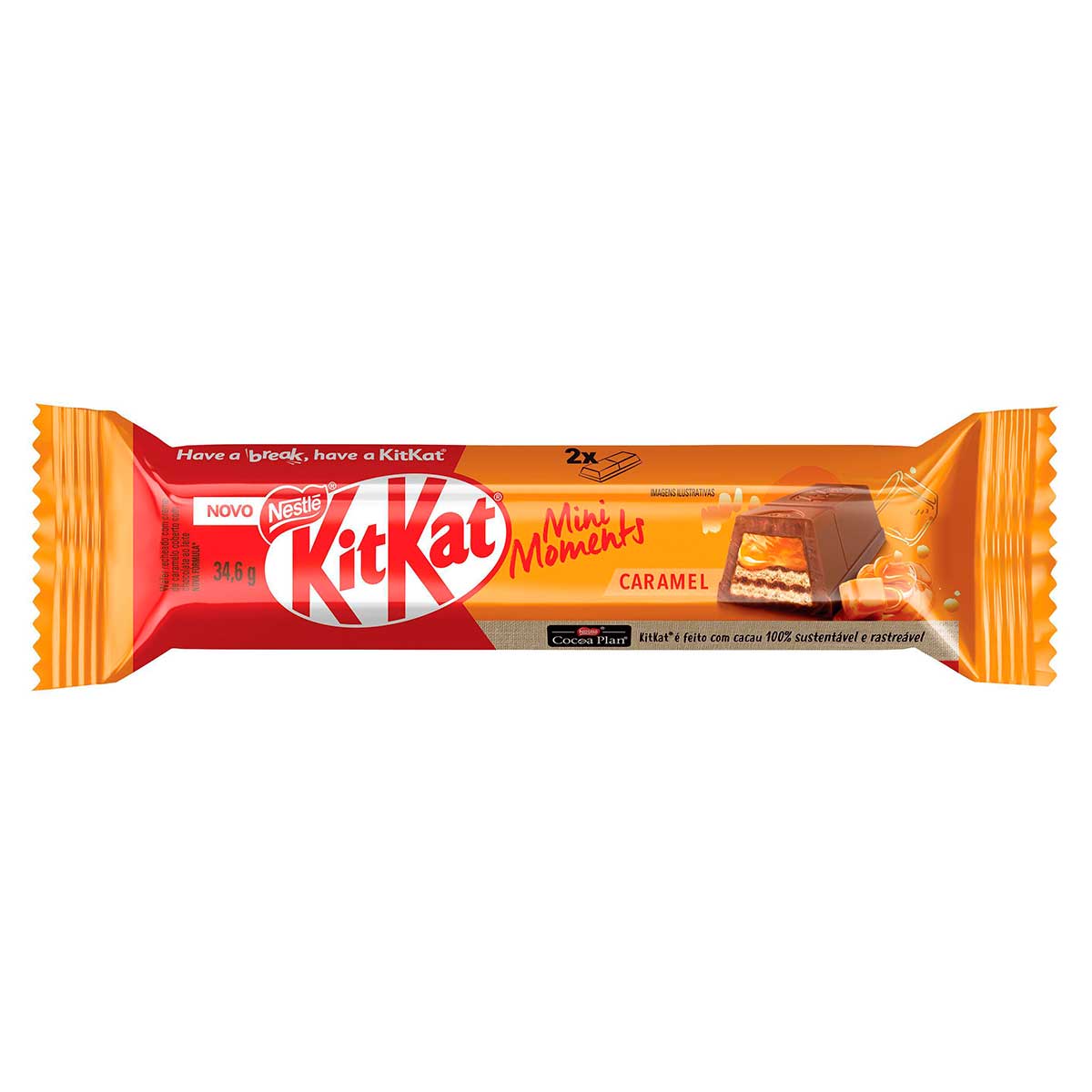 Chocolate Kitkat Mini Moments Caramel 34,6g
