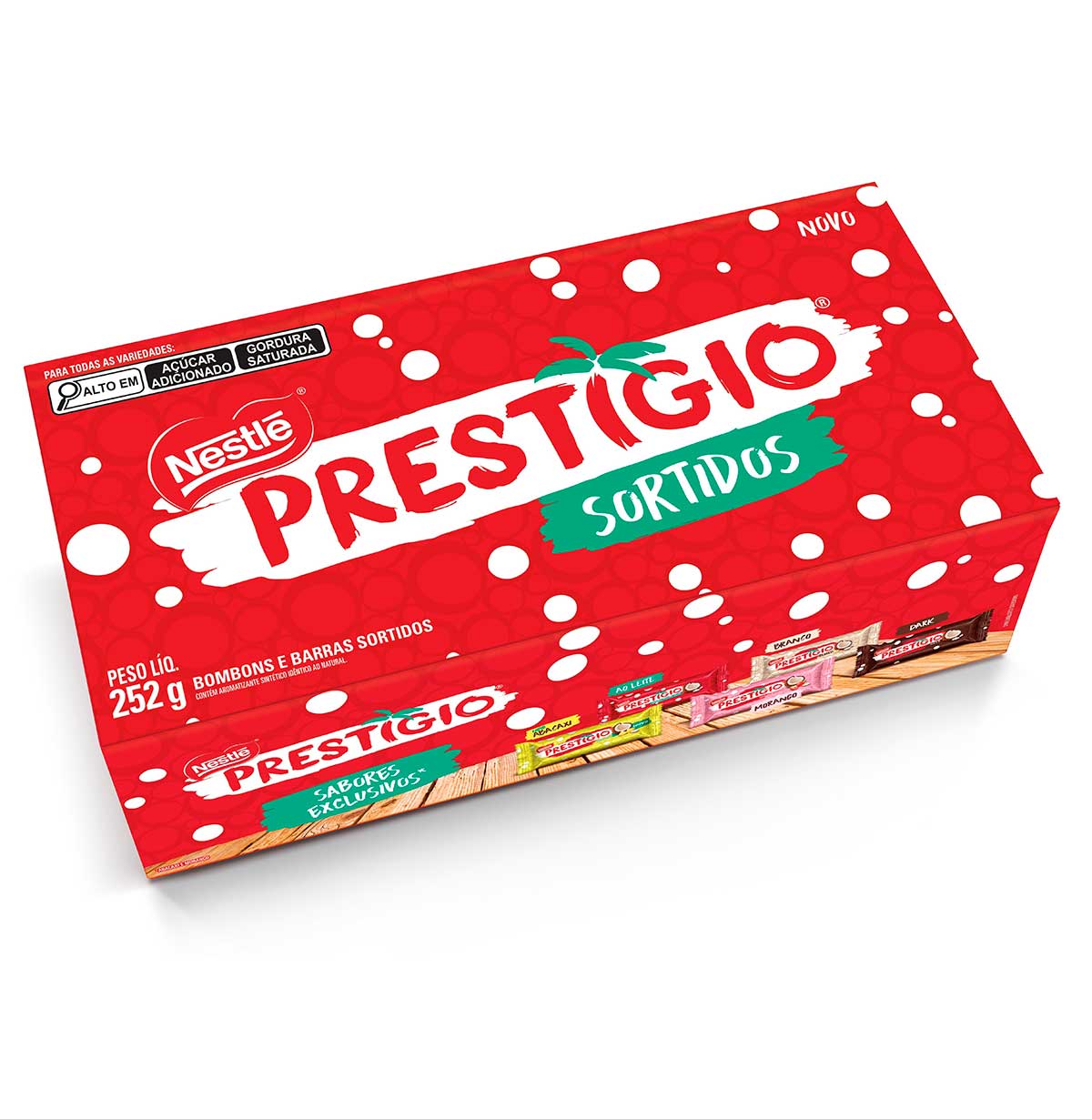Caixa de Bombons Prestígio Sabores 252g