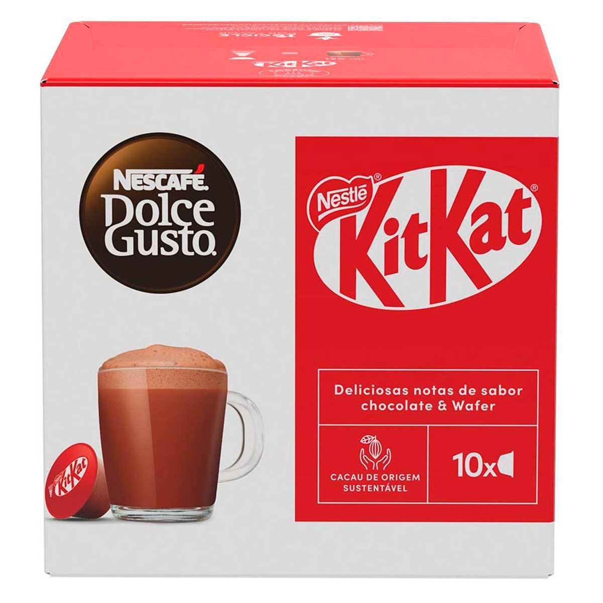 Café em Cápsula Nescafé Dolce Gusto KitKat 10 Cápsulas 170g