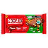 Chocolate ao Leite Recheio Avelã e Biscoito de Chocolate Big Brother Brasil Nestlé Choco Trio 90g