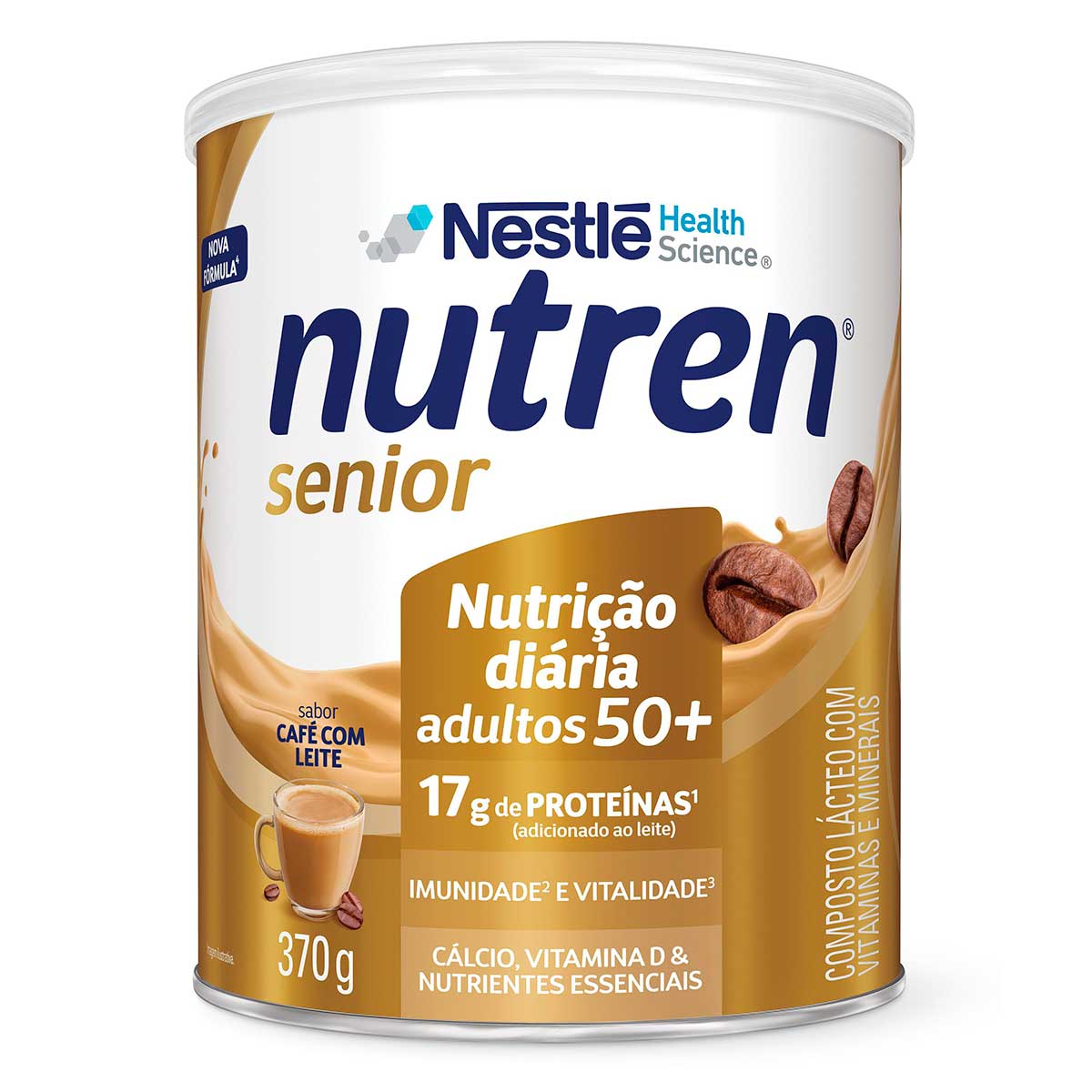 Complemento Alimentar Nutren Senior Café com Leite 370g