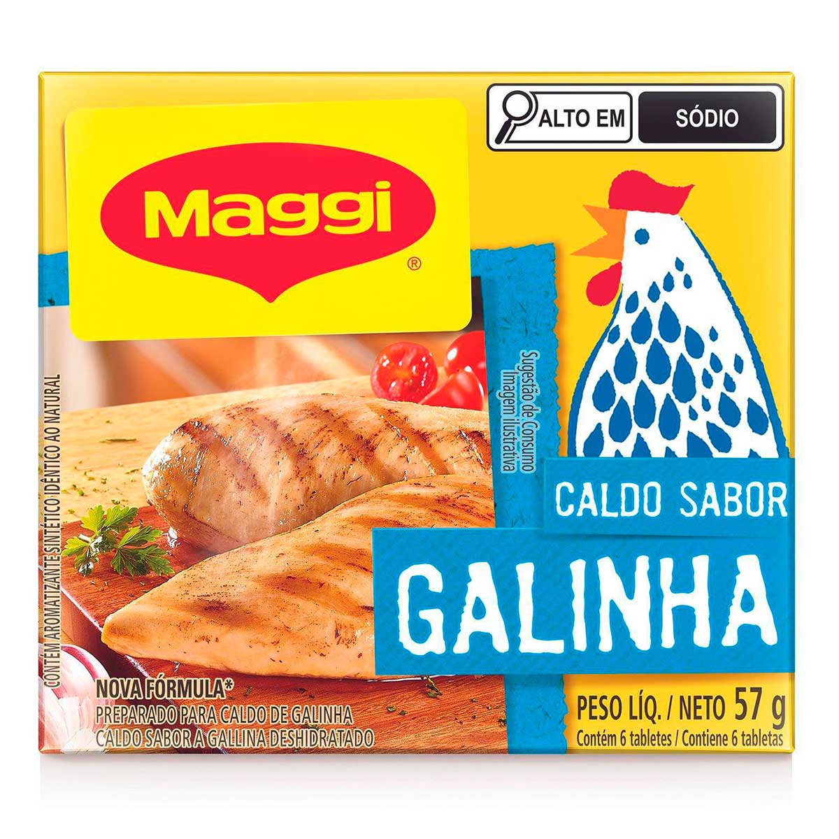 Caldo MAGGI Galinha Tablete 57g