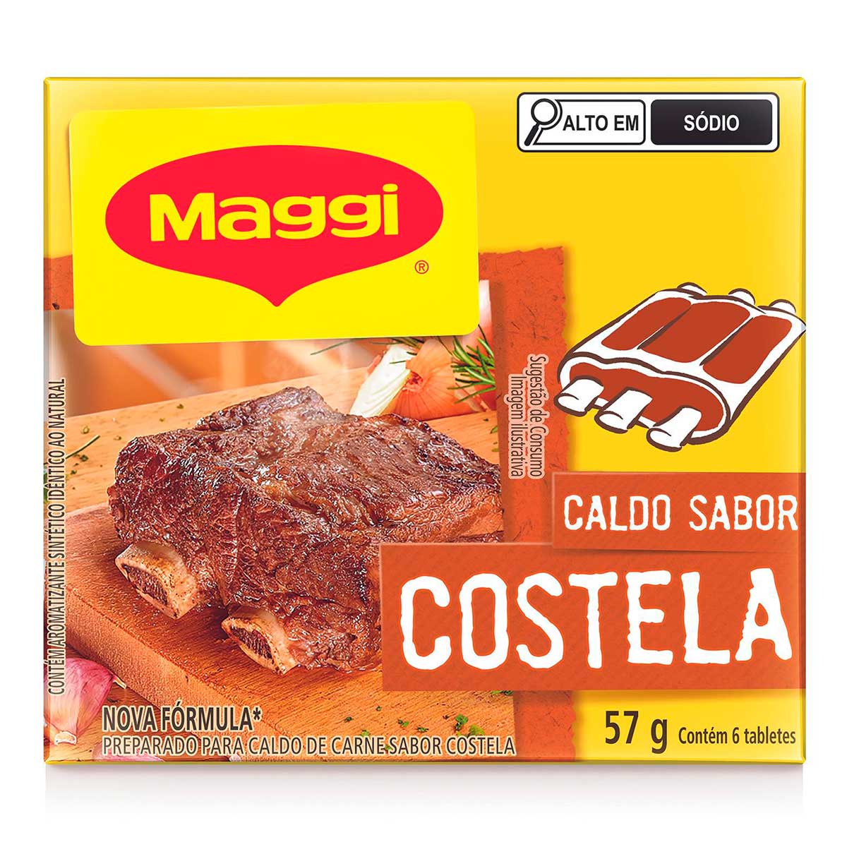 Caldo MAGGI Costela Tablete 57g