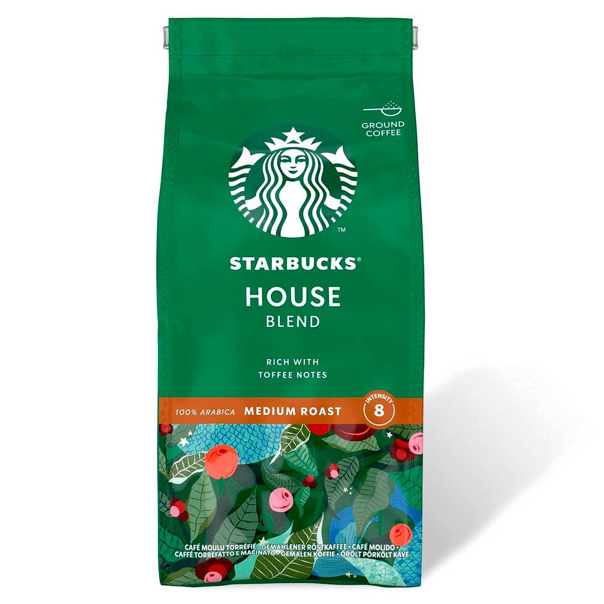 Café Starbucks House Blend Torrado e Moído Torra Média 250g