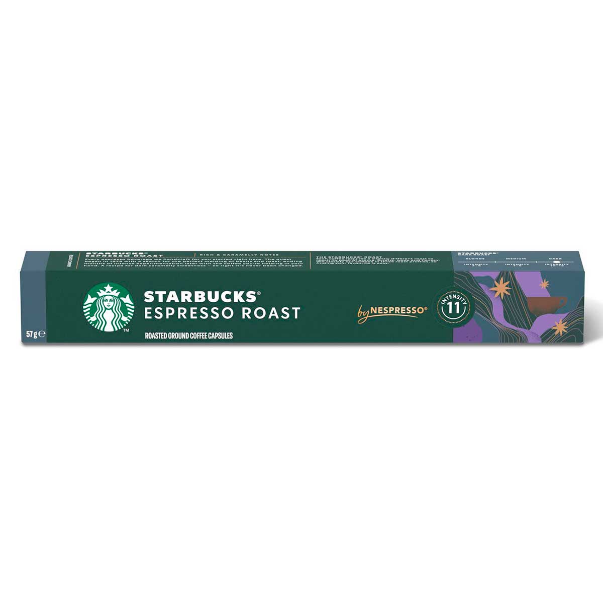 Café em Cápsula Starbucks Espresso Roast by Nespresso 10 cápsulas