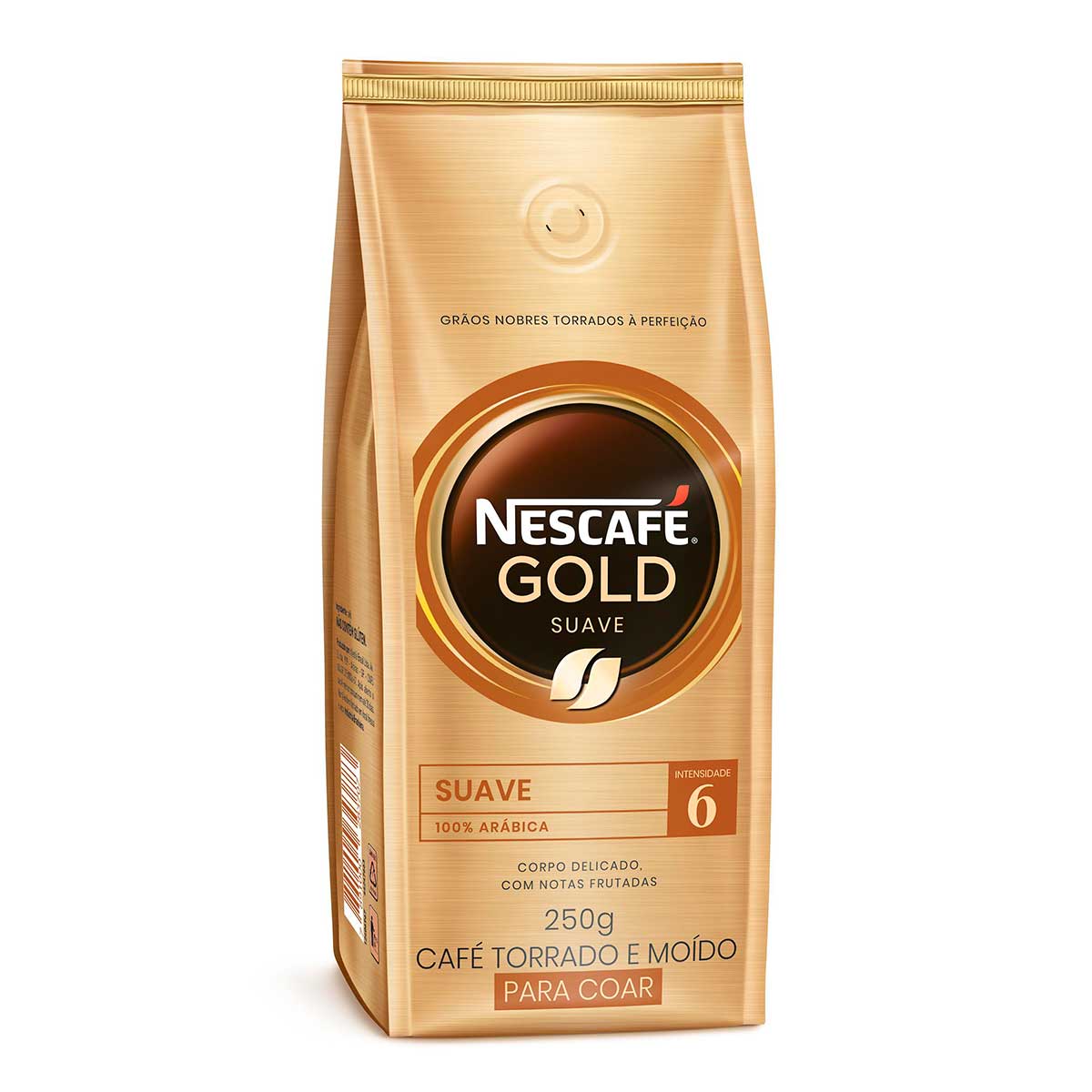 Café Torrado e Moído NESCAFÉ Gold Suave 250g