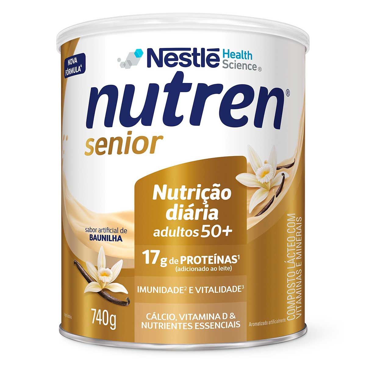 Complemento Alimentar Nutren Senior Baunilha 740g