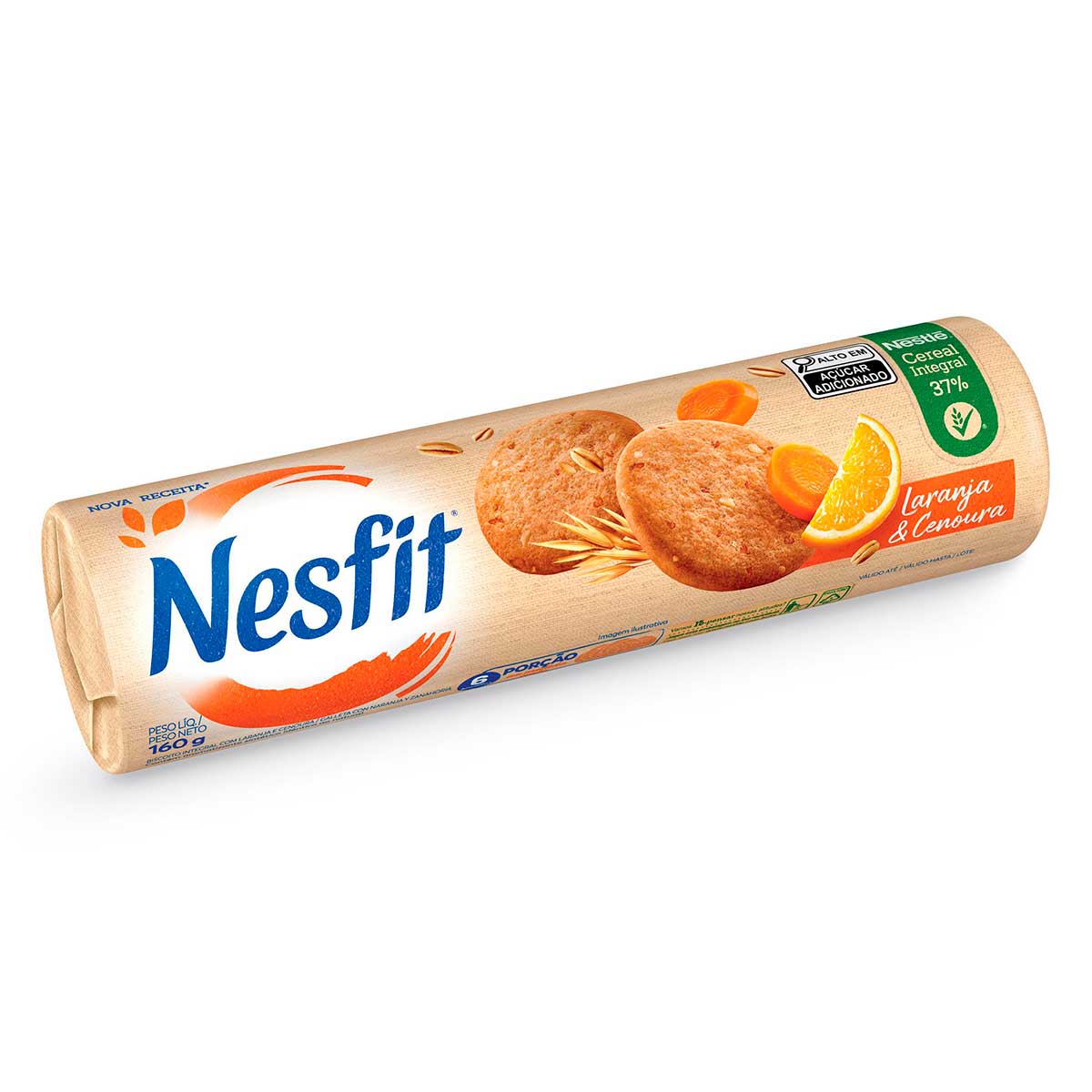 Biscoito NESFIT Laranja e Cenoura 160g