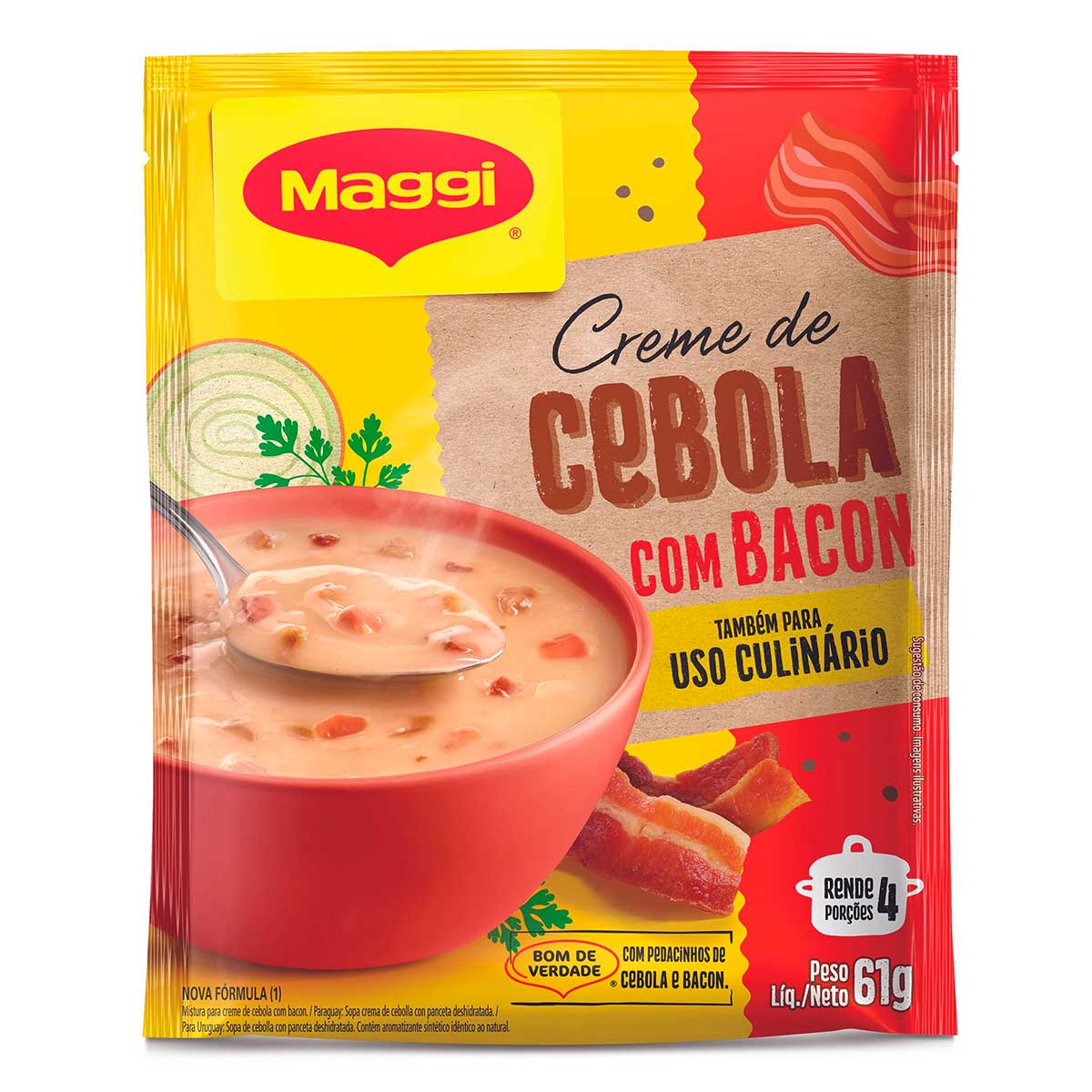 Creme de Cebola com Bacon Maggi Sachê 61 g
