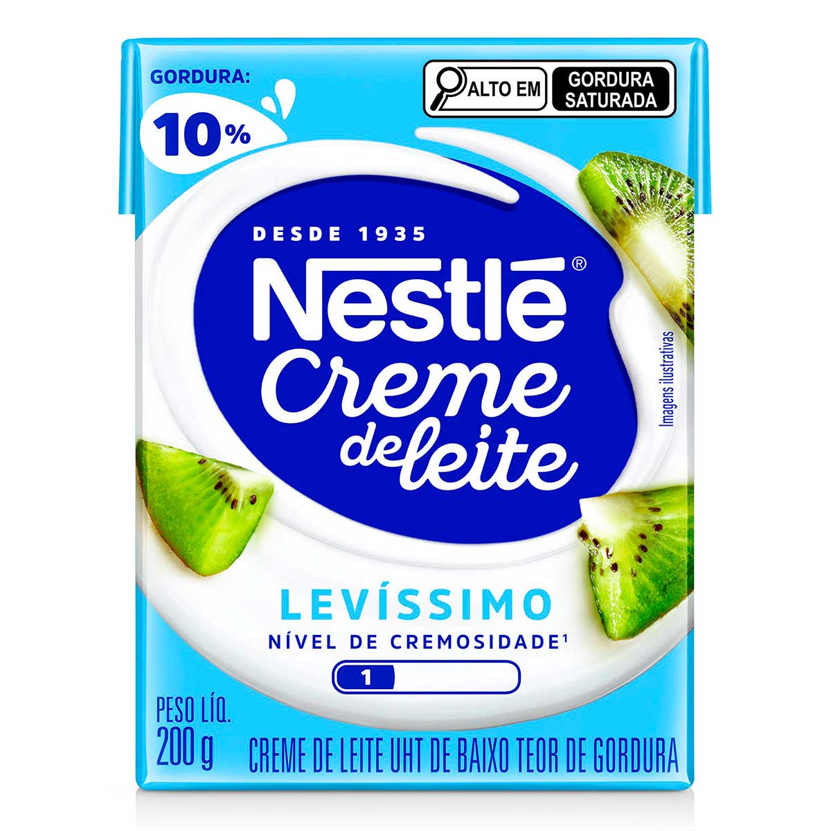 Creme de Leite UHT Levíssimo Homogeneizado Nestlé Caixa 200g