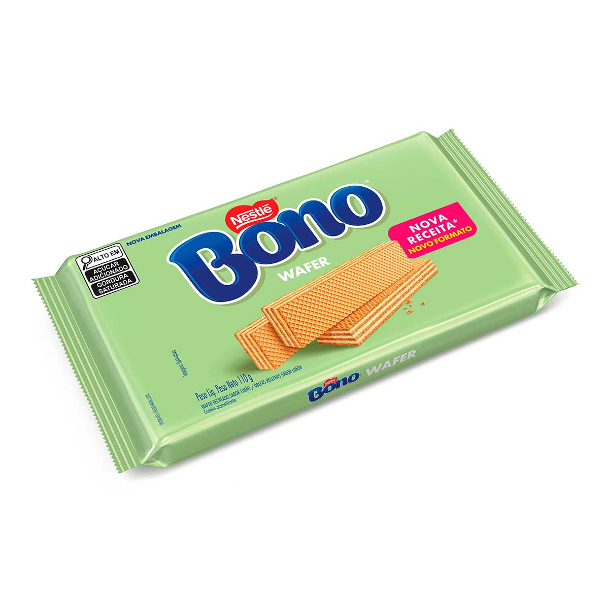 Biscoito BONO Wafer Limão 110g