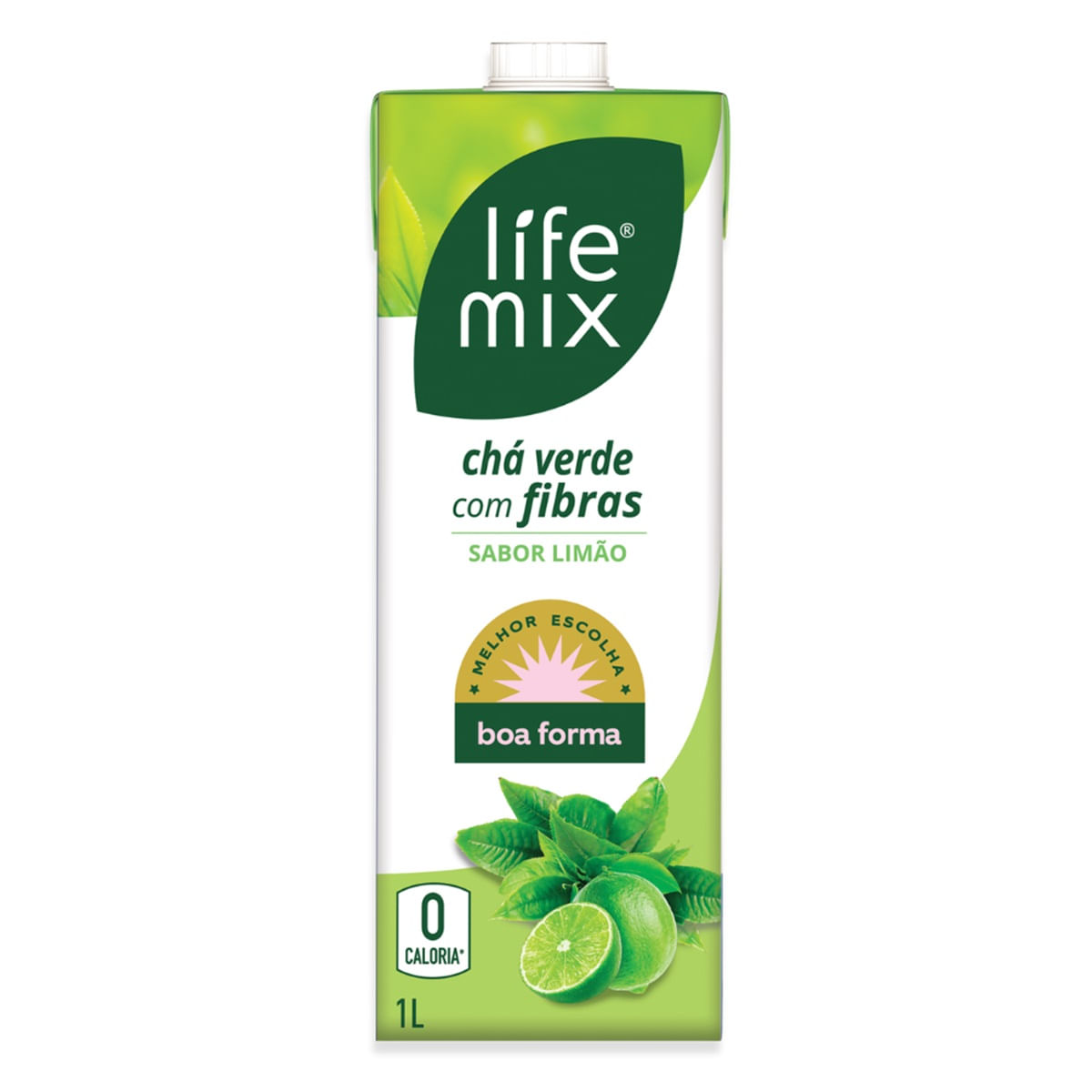 Chá Verde Funcional Sabor Limão Life Mix Boa Forma 1 Litro