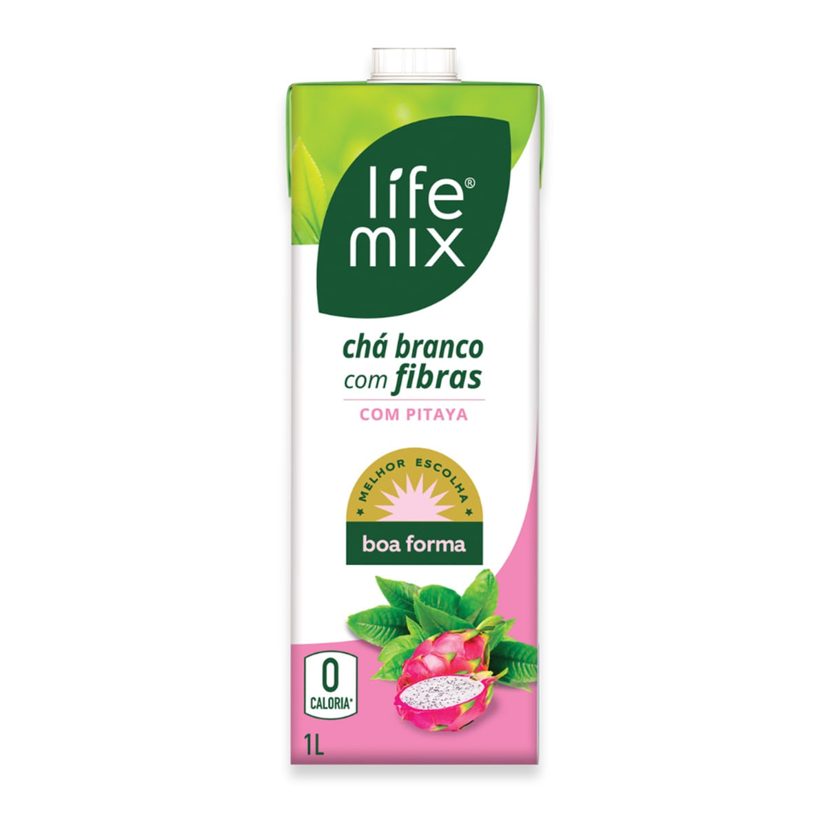 Chá Branco Life Mix Pitaya Caixa 1 L
