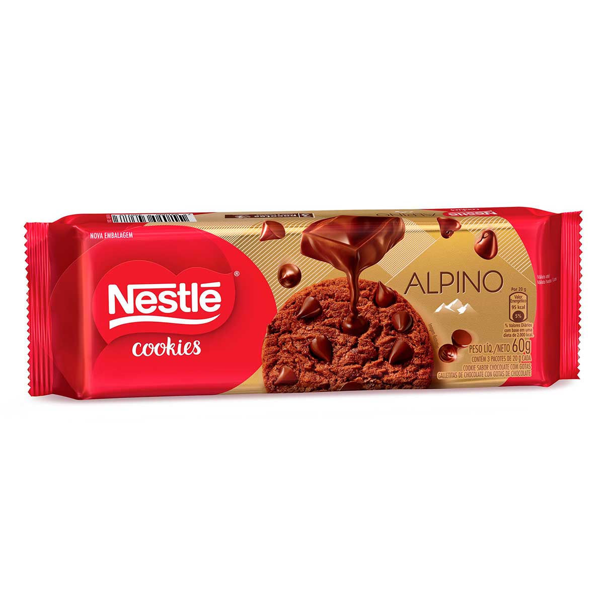 Cookie ALPINO Gotas De Chocolate 60g